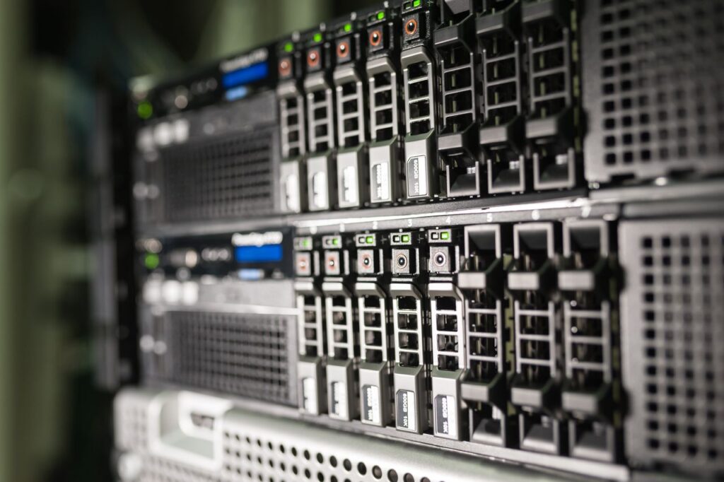 pexels photo 37605910 Close-up of server equipment in a modern data center highlighting technology infrastructure.